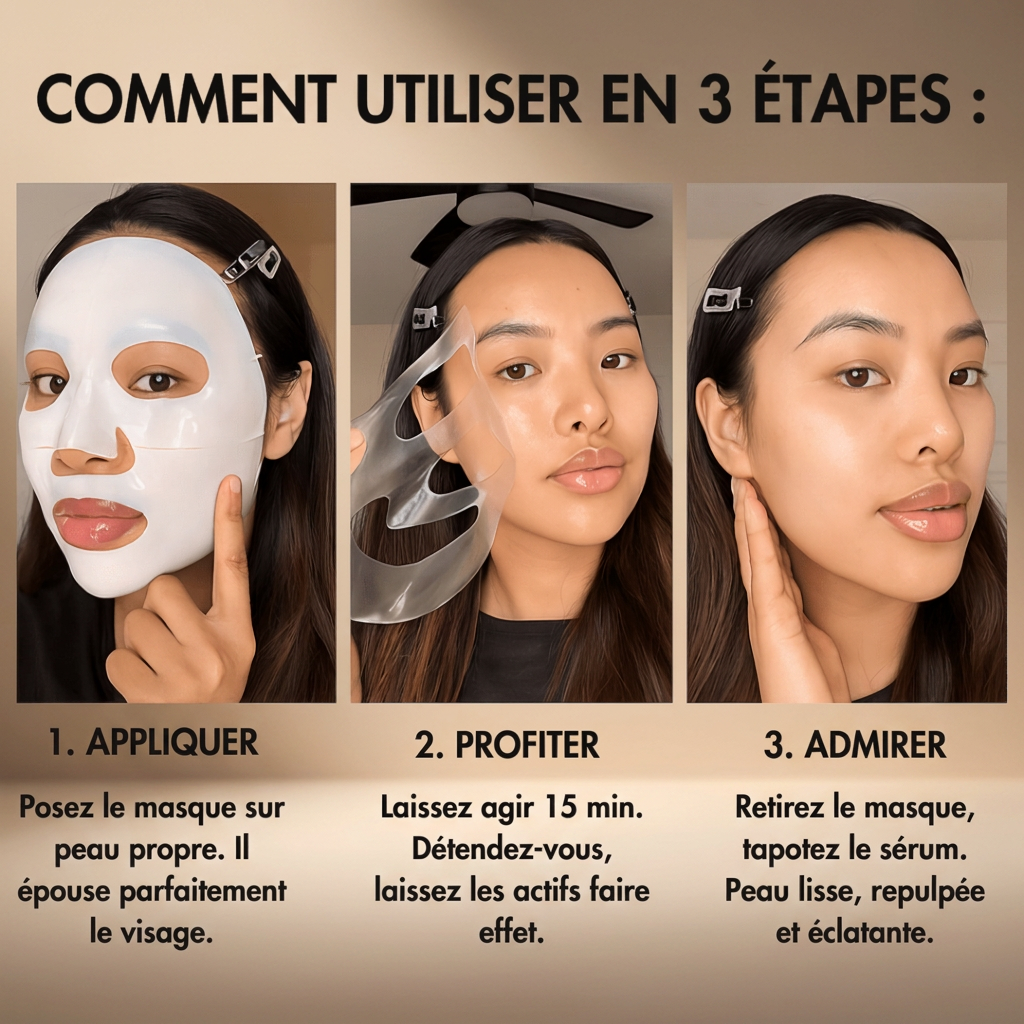 4 Masques Bio-Collagène